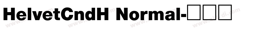 HelvetCndH Normal字体转换